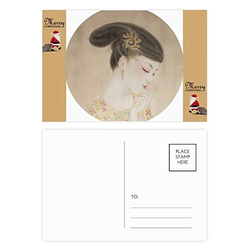Épingles à cheveux chinoises Père Noël (20 pièces) pour chignon original et accessoire de Noël