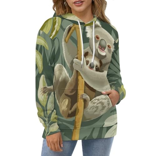 Sweat à capuche koala mignon idéal pour vos moments de détente à la maison - 2