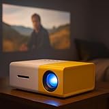 Mini Projetor Portátil Premium, 600 Lúmens, HDMI, Suporte 1080p, Filmes, Séries, Jogos, Marca VARENZIA