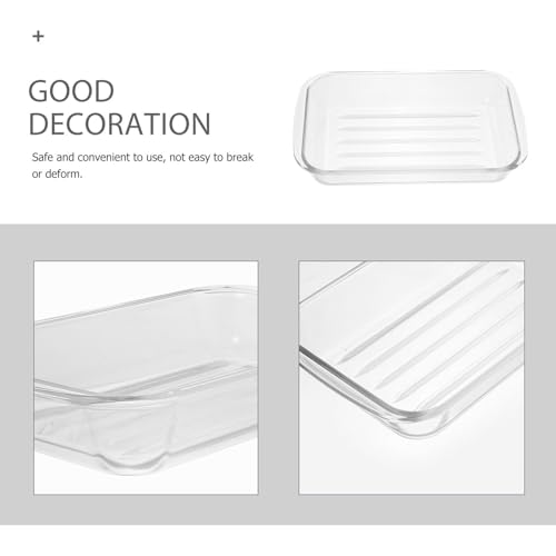 Molde de vidrio templado de 1.5l resistente al horno y microondas para repostería en casa 4
