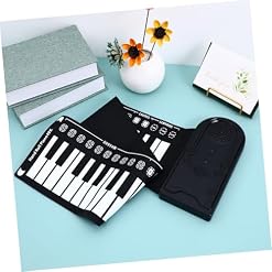 Vaguelly 49 Rouleau De Piano Clavier Midi Main Piano Numérique Portatif Piano à Clavier Pliable Piano à Clavier Électrique Plier Le Piano Clavier De Piano Électronique Black Gel De Silice - Les Beatles, Paul McCartney, John Lennon, RIngo Starr, George Harrison Vaguelly 49 Rouleau De Piano Clavier Midi Main Piano Numérique Portatif Piano à Clavier Pliable Piano à Clavier Électrique Plier Le Piano Clavier De Piano Électronique Black Gel De Silice – Image 2