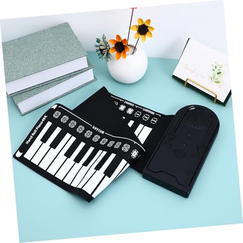 Vaguelly 49 Rouleau De Piano Clavier Midi Main Piano Numérique Portatif Piano à Clavier Pliable Piano à Clavier Électrique Plier Le Piano Clavier De Piano Électronique Black Gel De Silice - Les Beatles, Paul McCartney, John Lennon, RIngo Starr, George Harrison Vaguelly 49 Rouleau De Piano Clavier Midi Main Piano Numérique Portatif Piano à Clavier Pliable Piano à Clavier Électrique Plier Le Piano Clavier De Piano Électronique Black Gel De Silice – Image 3