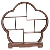 Construction en bois : fabriqué à partir de bois de haute qualité, ce présentoir est construit pour durer..La construction robuste garantit que vos bonsaïs miniatures, objets de collection ou autres petits objets sont exposés en toute sécurité sans risque de dommage ou d'usure.