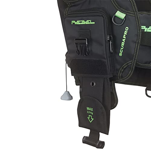 SCUBAPRO Rebel BCD Weight Pocket Kit, Small Diver