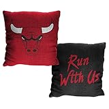 Northwest NBA Chicago Bulls Double Sided Woven Jacquard Pillow 2-Pack, 14