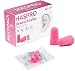 Produktbild HASPRO Multi10 [10 Paar Pack] Super weiche Schaumstoff-Ohrstöpsel, 38 dB höchster SNR, jedes Paar einzeln verpackt, Ohrstöpsel für Schlafgeräuschunterdrückung, Ohrstöpsel zum Schnarchen (Rose)