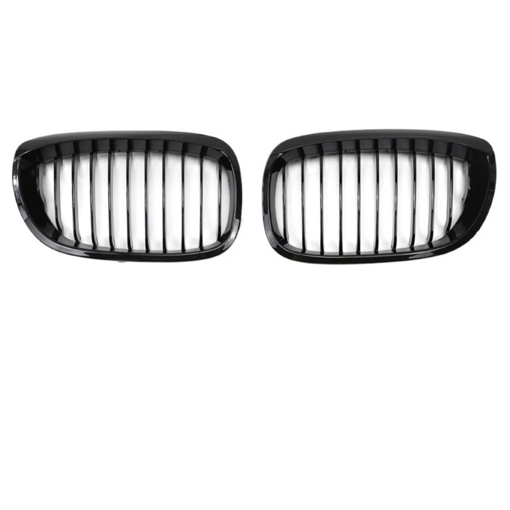 Cubierta de lámpara antiniebla y rejilla delantera de riñón negro para coche E46 Facelift 5