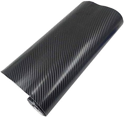 4D Black Gloss Carbon Fibre Car Vinyl Wrap Sticker Sheet Film Car vinyl wrapping 30CM x 1.52