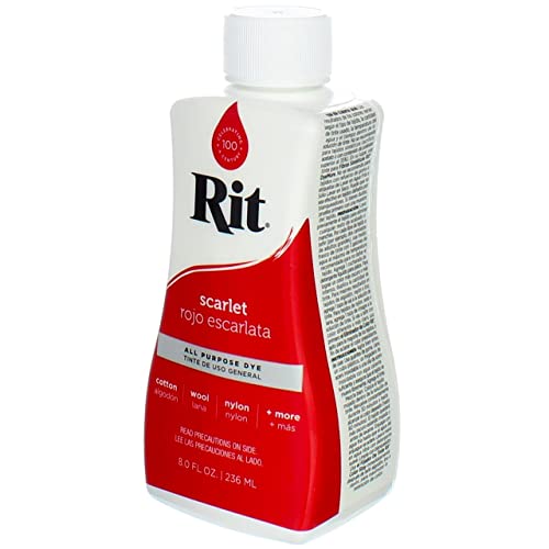 Rit 88050 8 Oz Scarlet Liquid Dye #TOP5