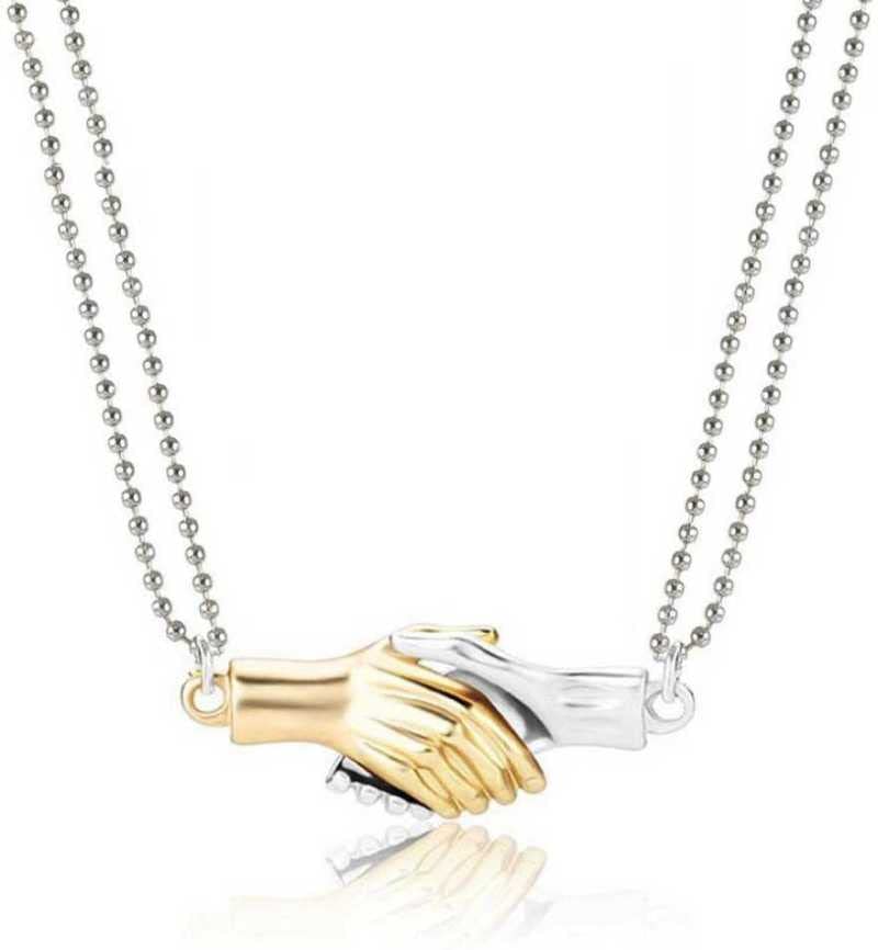 See full amazon price history chart for Mens, Womens Stainless Steel I Love You Magnetic Valentines Day Special Romantic Lovers Hold Hands In Hand Couples Friendship Promise Duo 2 In 1 Magnet Couple Necklace (Golden & Silver, 2 Pieces) Mens, Womens Stainless Steel I Love You Magnetic Valentines Day Special Romantic Lovers Hold Hands In Hand Couples Friendship Promise Duo 2 In 1 Magnet Couple Necklace (Golden & Silver, 2 Pieces) (B09TB77S8S) Amazon Price History, Amazon Price Tracker