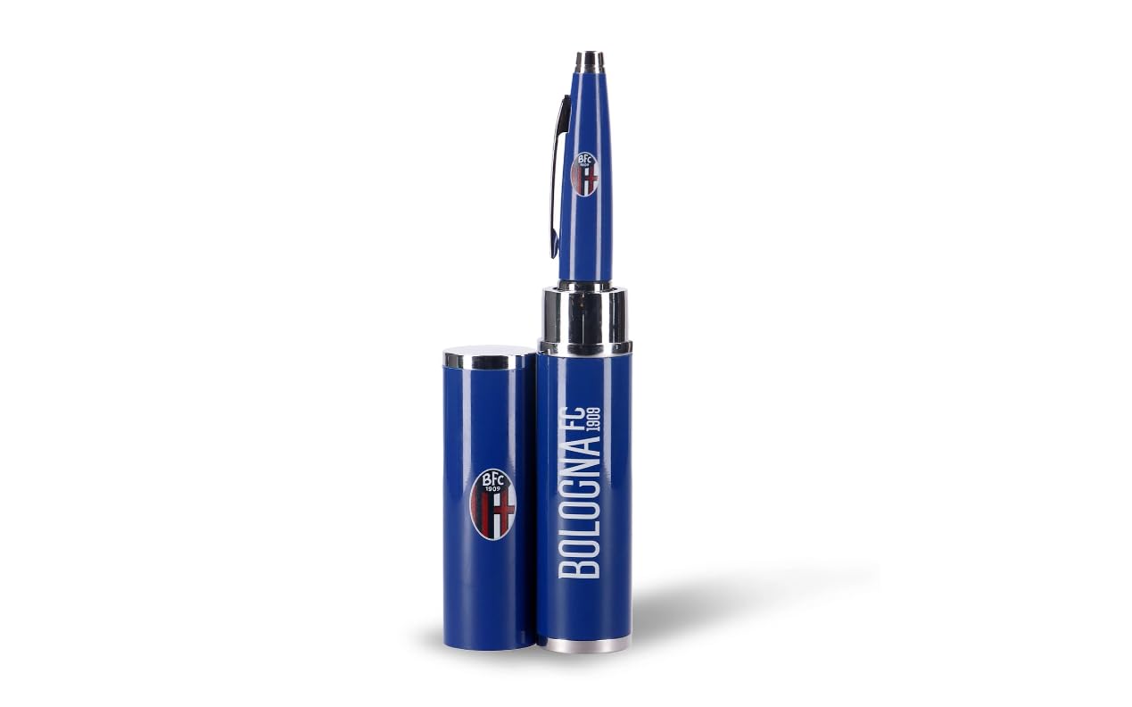 Generico Penna Lux Compatibile con Bologna Calcio Blu Blu Unica
