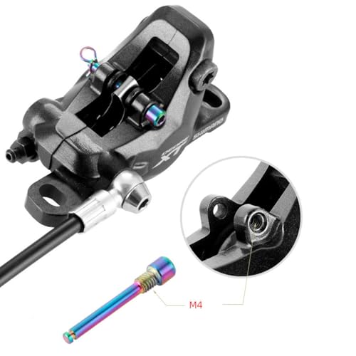 HOUSON Fahrrad Bremssattel Schraube, Fahrrad Befestigungsbolzen Scheibenbremsbolzen Befestigungs Schraub für Mountainbike Radfahren Bremsbolzen Zubehör