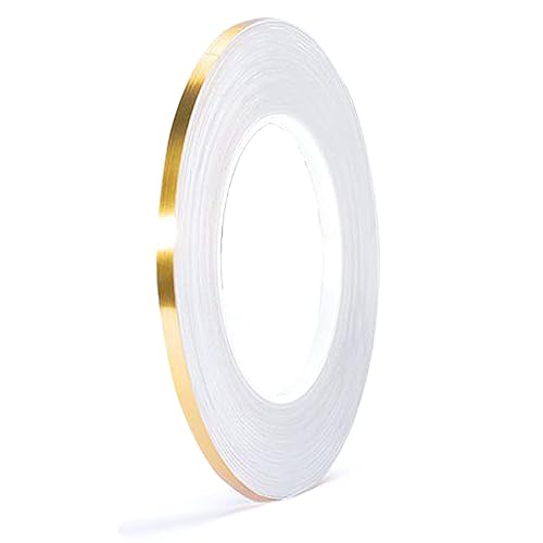 MCZLOG Cinta adhesiva negra a rayas, 25 pulgadas x 164 pies, cinta adhesiva con adhesivo acrílico para detallar paredes decorativas, armario, baño,