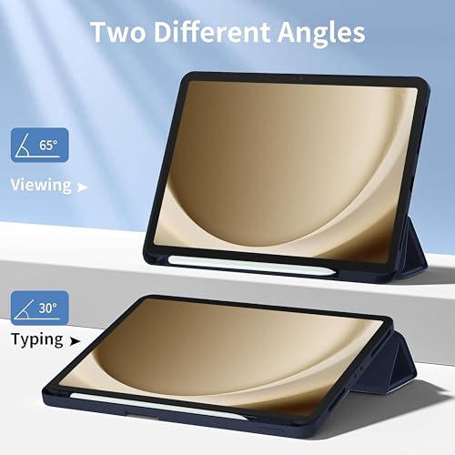 Image of TGK Case for Samsung Galaxy Tab A11+ Plus 11 Inch 2025 Cover /Galaxy Tab A9 Plus 2023 Trifold Smart Stand Flip Cover (Blue)