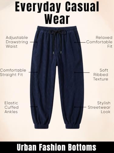 Image of GRECIILOOKS Men's Cotton Cargo Track Pants - Loose Fit Joggers for Men | Korean Style Travel & Lounge Wear with Pockets (Available in Plus Size)