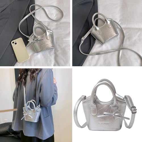 Stylish Women's Crossbody Bucket Bag Korean Design Shoulder Bags Casual Travel Satchel Purse For Various Occasion Wo2