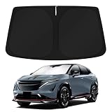 KUST Windshield Sun Shade for 2023-2024 2025 Nissan Ariya EV SUV Accessories Custom Fit Sunshade Sun Visor Protector Foldable Blocks UV Rays Keep Your Car Cooler