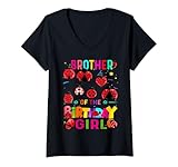 Photo Gallery donna birthday girl ladybug fratello della birthday girl ladybug maglietta con collo a v Photo Gallery donna birthday girl ladybug fratello della birthday girl ladybug maglietta con collo a v