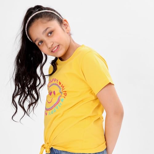 Image of BONKIDS Girls Tshirt (BON9469 10-11Y) Yellow