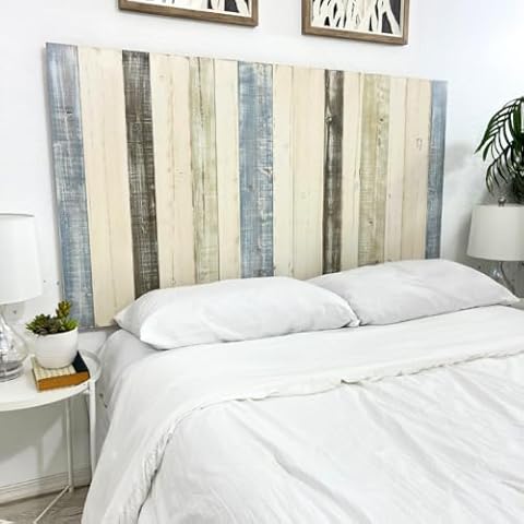 Barn Walls Farmhouse Mix Signature Design King Headboard Cover