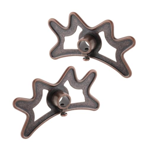 Keproving 2pcs Billiards Bridge Heads Billiard Equipment Accessories Heads Pool Cue Stick Bridge Heads