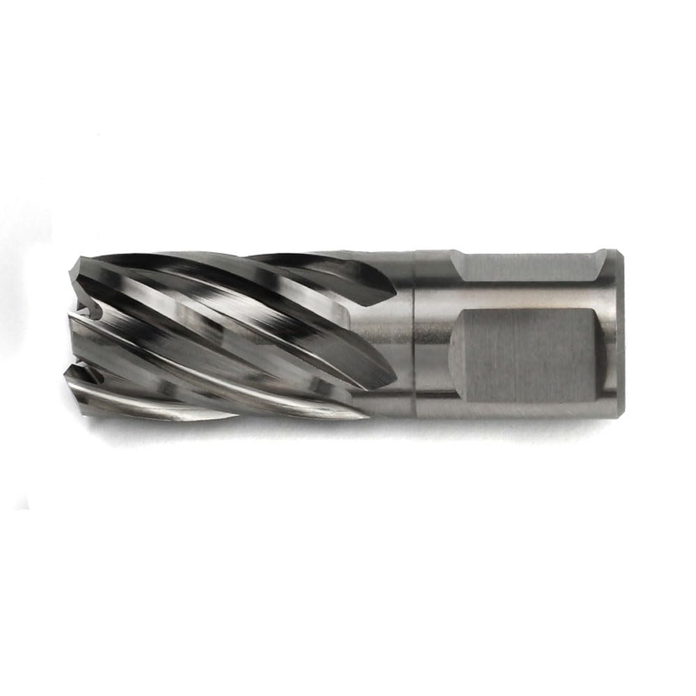 3/4" Annular Cutter 1" Depth OSCARBIDE 3/4" Weldon Shank Mag Drill Bit | 2-Flat Shank Design | Includes Pilot Pin | HSS Steel Body | Burr-Free Holes | Rapid Chip Removal | Precision Ground Edges
