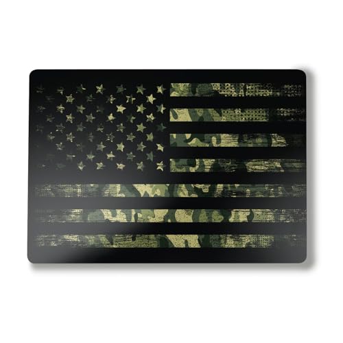 Image of Laptop Skin Compatible with Alienware M18 R2 (2024) - American Camo - Premium 3M Vinyl Protective Wrap Decal Cover - Easy to Apply | Crafted in The USA by MightySkins
