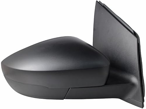 Door Mirror RH Mat-Black Cable (Texture) (Aspherical Glass) (Compatible with VW Polo Vivo 18-)