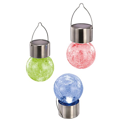 Solalite®, set di 9 lampade solari sferiche da