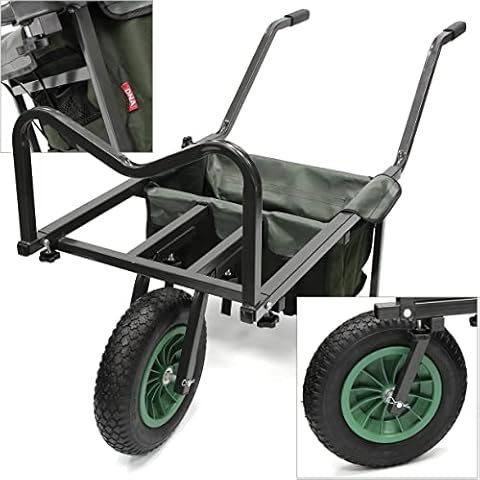 Carp Fishing Barrow with Tackle Bag Cover