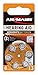 ANSMANN Hearing Aid Battery Size 13, Zinc-Air, 1.4V (6 Pack)