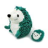 ☁️ DOUCEUR : Peluche ultra douce en velours côtelé et en pictos à câliner sans modération !