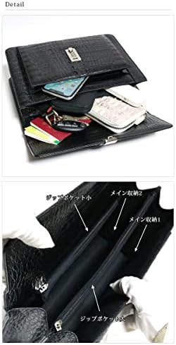 Amazon.co.jp: [ベルクート] ブラック クロコダイル ビジネスバッグ