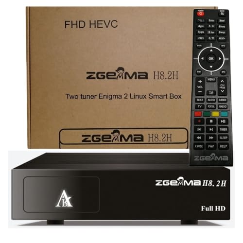 Decoder Zgemma H8.2H Enigma2 - Combo DVB-S2 + DVB-T2/C, Linux, Full HD, HEVC H265, Per Ricezione Satellare E Terrestre - Foto 6