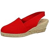 PRIME TORRES PELOTARI Alpargata Esparto Mujer Alpargatas Rojo 38
