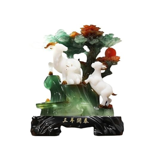 Ornements de mouton Fengshui pour harmoniser votre bureau à domicile