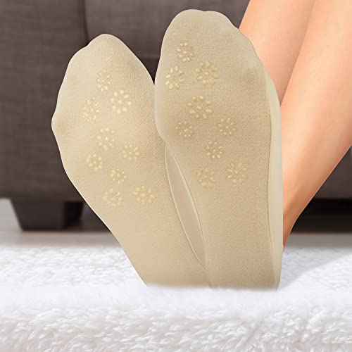 Image of No Show Socks Womens Liner Ultra Low Cut Non Slip Invisible Socks for Flats