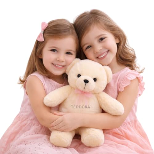 Image of 1.5ft Teddy Bear Soft Toy for Girls Boys Kids, Butter, Plush Stuffed Baby Gift Birthday, 45cm