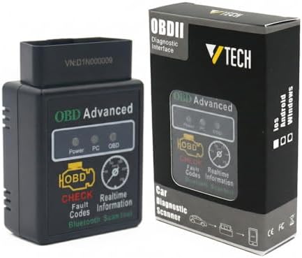 OBD Advanced OBD2 Bluetooth Scanner, Car Diagnostic Tool with Rea...