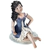 Fabriqué en Italie. Sibania – Statue en porcelaine pour aquarium – Signe Zodiaque – Élégante décoration artisanale, fabrication classique, artisanat, artisanat, fabrication artisanale Vicence – Fabriqué en Italie