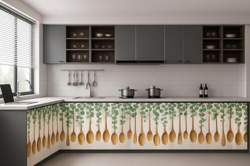Image of Barebeauty Premium Printed Kitchen Sink Curtain | Kitchen Under Sink Curtain | Decorative Cabinet Cover | Washable & Dustproof | Modern Curtain (3, Design-7)