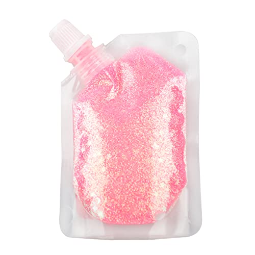 Gl-Turelifes Body Glitter Gel, Easy To Apply&Remove 50Ml Mermaid Sequins Chunky Glitter For Body Face Hair, Festival Glitter Halloween Costume Makeup Long Lasting Sparkling (Pink(Fine Glitter)) #TOP15