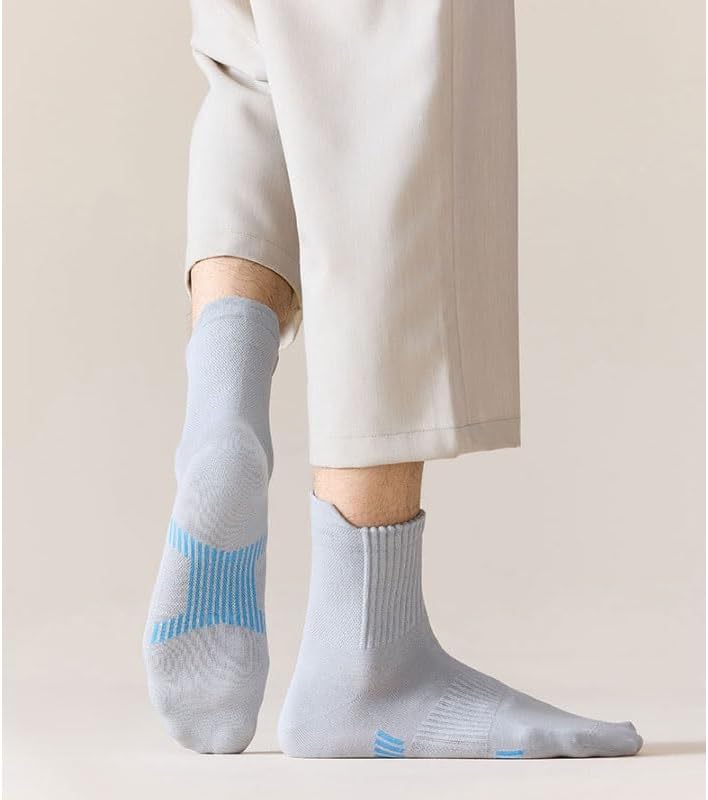 Cotton Mid-calf Socks Spring and Autumn Sweat-absorbing Sockss Men's Versatile Socksing