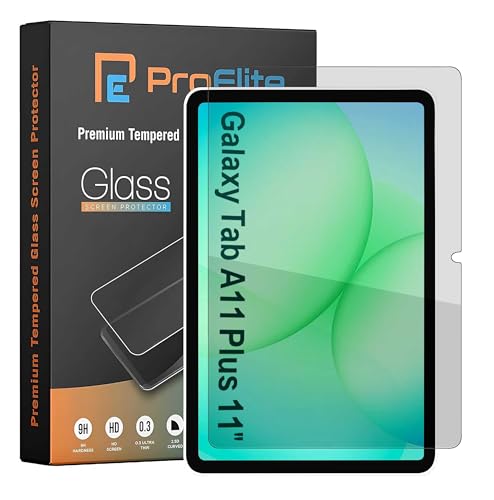 Image of ProElite Matte Screen Protector for Samsung Galaxy Tab A11 Plus 11 inch, Premium Matte Tempered Glass Screen Protector for Samsung Galaxy Tab A11+ 11 inch [1-Pack]