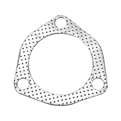 Junta de escape, brida de tubo de escape de 2,5 pulgadas, junta de sellado de PVC, piezas de de escape automático de repuesto, universales para la mayoría de los vehículos