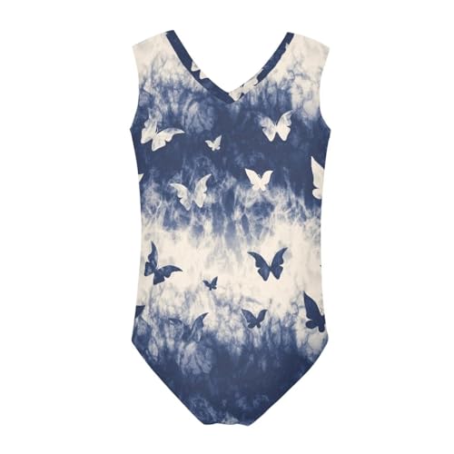 Image of Fashion Print One-Piece Swimsuits for Girls,Soft Stretchy One Piece Bathing Suit Quick Dry Beach Swimwear 5-14 Years