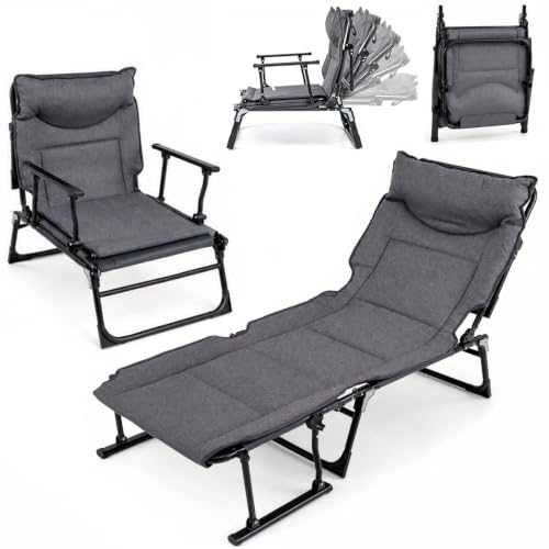 GYMAX 2-in-1 Lounge Chair
