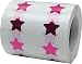 Rose Metalliche Adesivi con le Stelle, 13 mm 1/2 Pollice Etichette Lucide 1000 Pacchetto