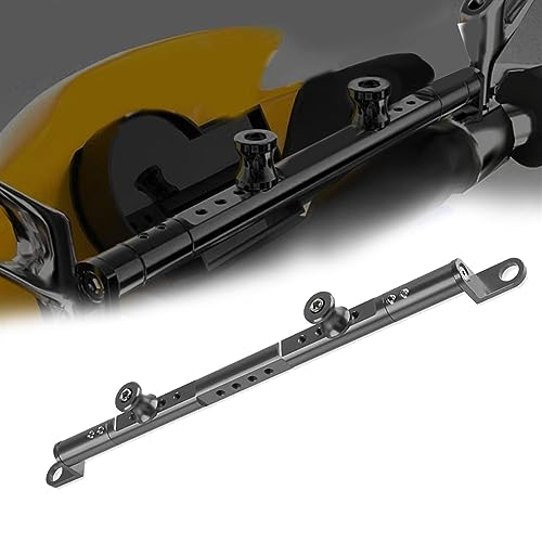 WYOERN Motorrad Lenker Balance Bar Lenkhebel Navigation Halterung Für Aprilia Shiver 900 Shiver GT 2007 2008 2009 2010 2011 2012 2013 2014 2015 2016 Navigation (Color : Grey)