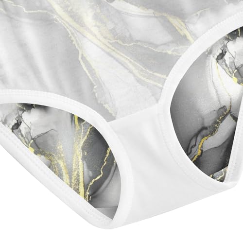 Joisal Aesthetic Swirling Black Golden Toddlers Underwear Floral 2t Cotton Cute Panties Girl Fun Undies Kids Briefs4